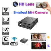 Ultrakompakt Full HD-minikamera med nattseende och rörelsedetektering