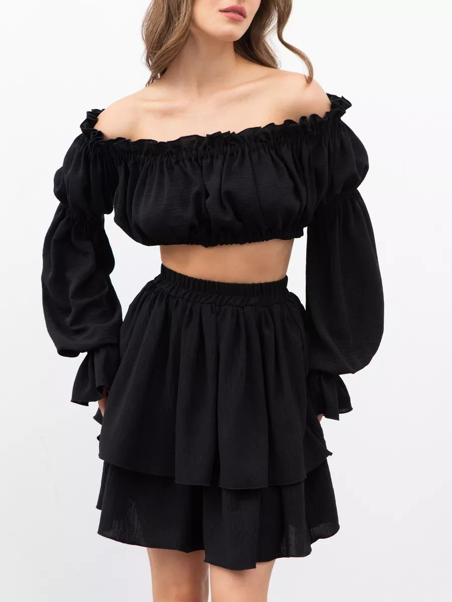 Hilde | Off-Shoulder Set