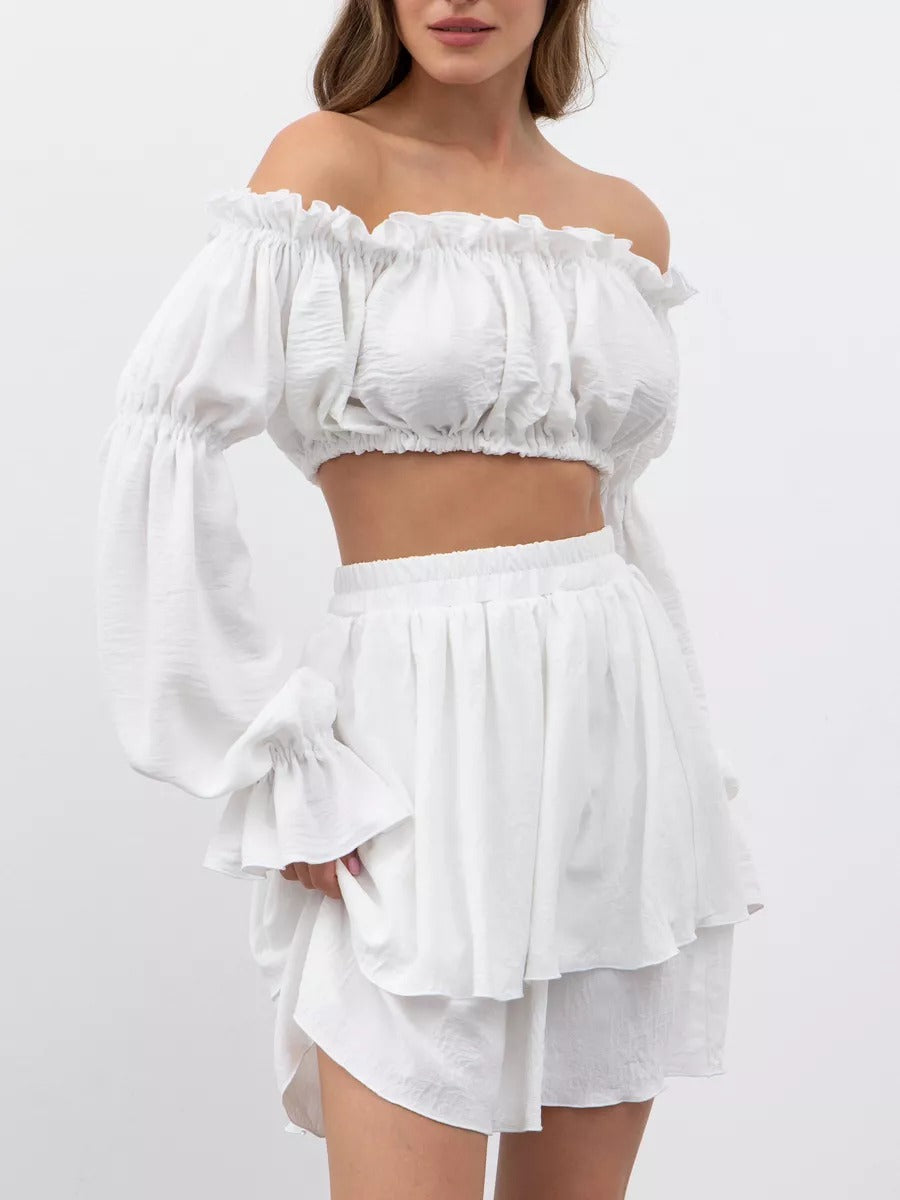 Hilde | Off-Shoulder Set