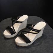 Klassische Keilsandalen Damen – Elegante Wedges Für Jeden Anlass, Vielseitig Und Bequem, Ideal Für Sommer-Outfits