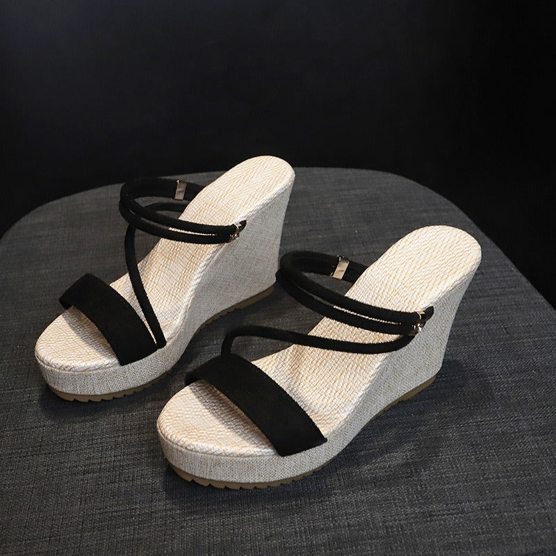 Klassische Keilsandalen Damen – Elegante Wedges Für Jeden Anlass, Vielseitig Und Bequem, Ideal Für Sommer-Outfits