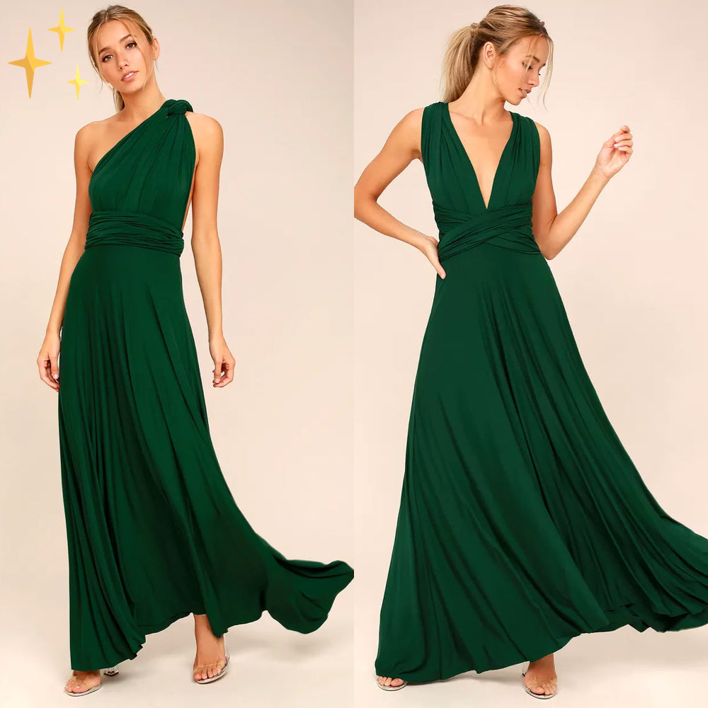 EMILY | Enkelt elegant omlott-sommarklänning