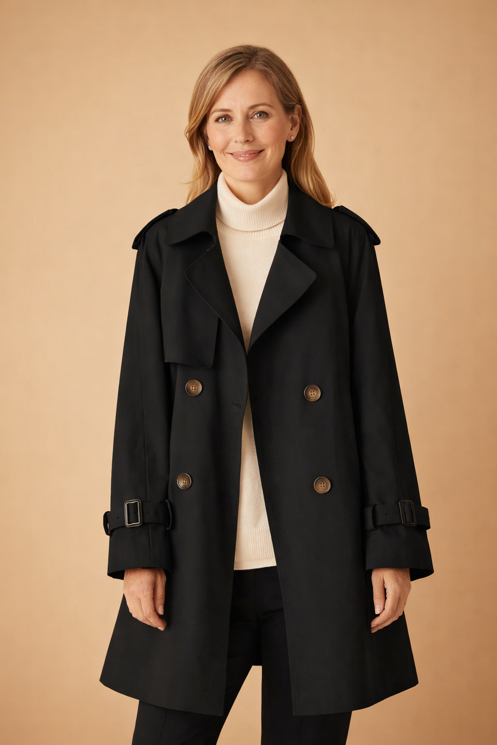 Milan| Avslappnad dam-trenchcoat