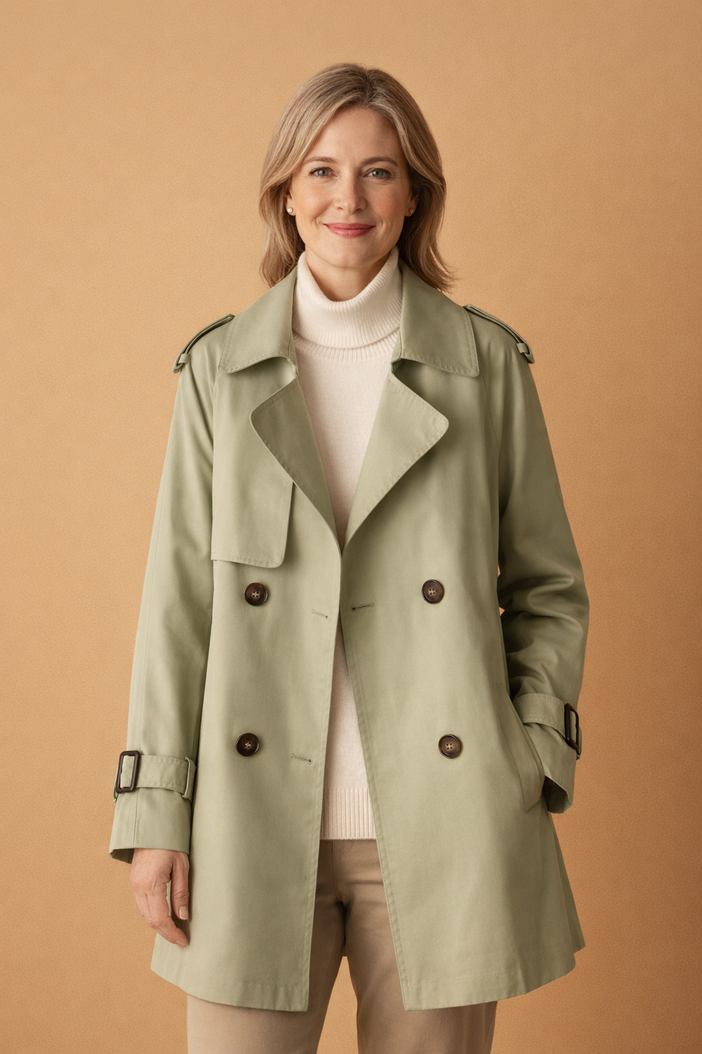 Milan| Avslappnad dam-trenchcoat