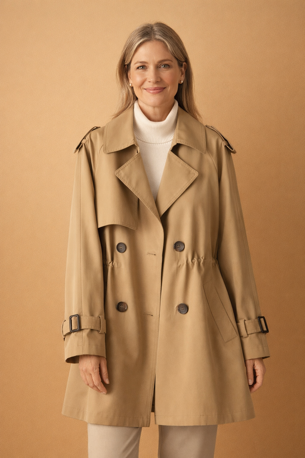 Milan| Avslappnad dam-trenchcoat