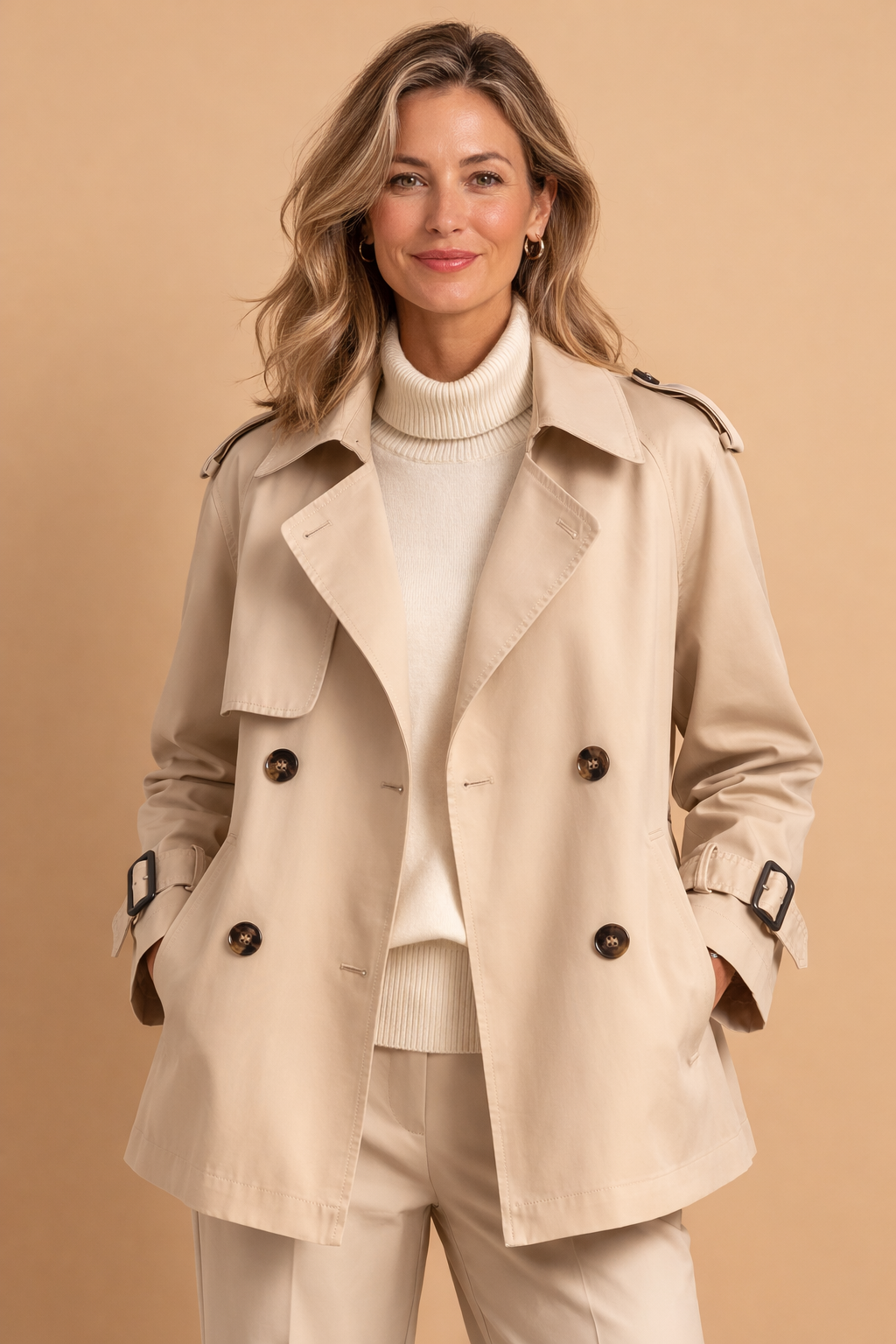 Milan| Avslappnad dam-trenchcoat