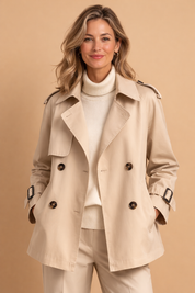 Milan| Avslappnad dam-trenchcoat
