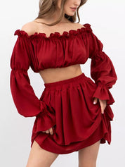 Hilde | Off-Shoulder Set