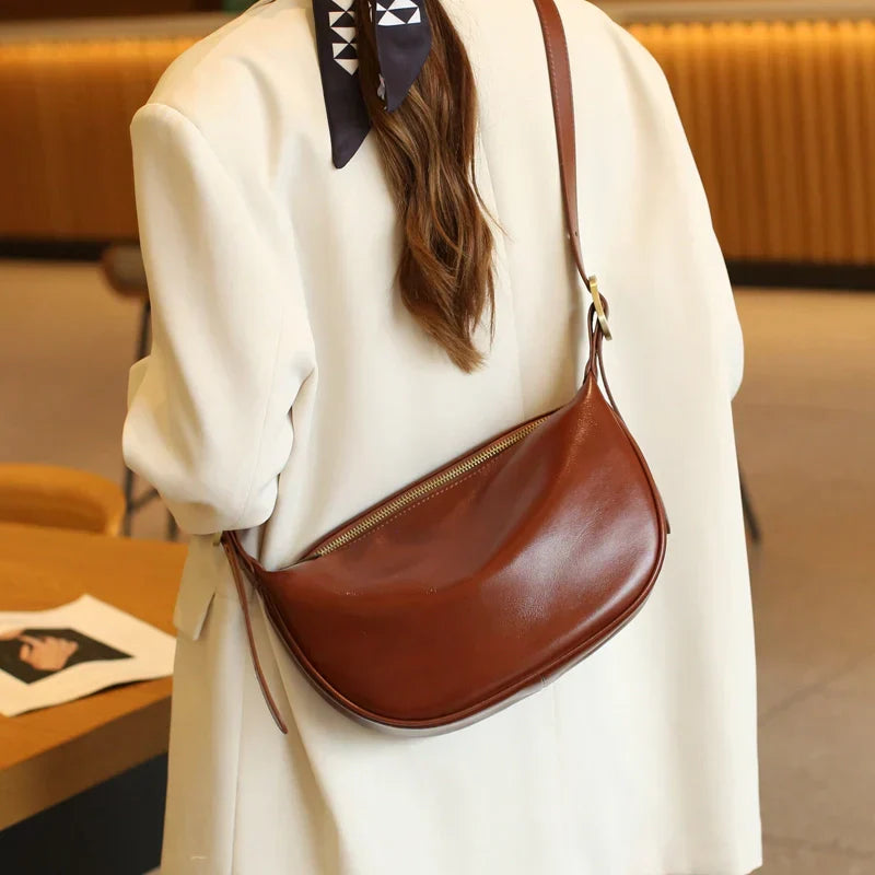 Maya | Elegant läder crossbodyväska