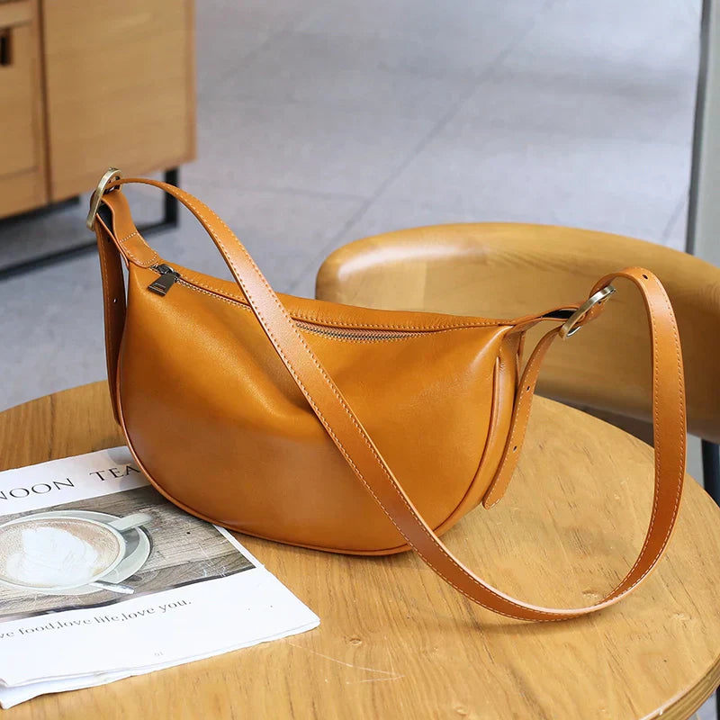 Maya | Elegant läder crossbodyväska